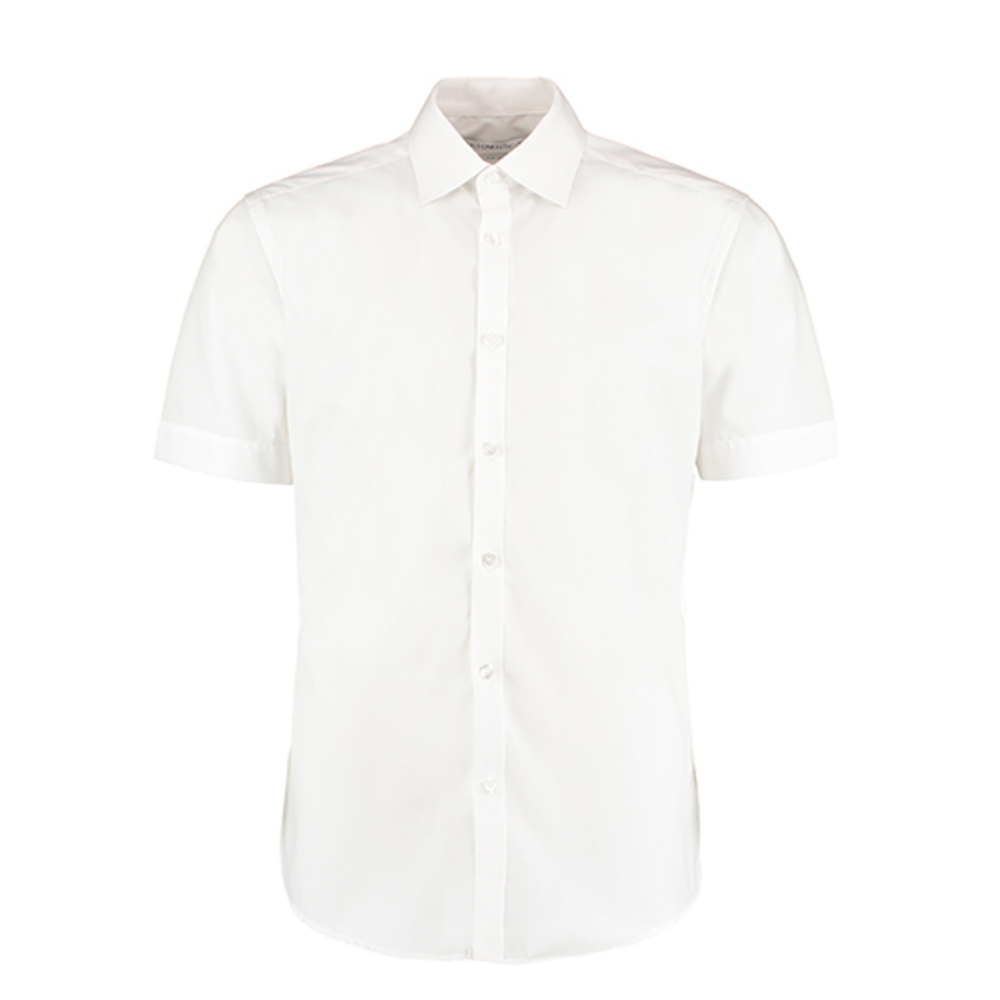 Camicia da uomo slim fit a maniche corte da uomo