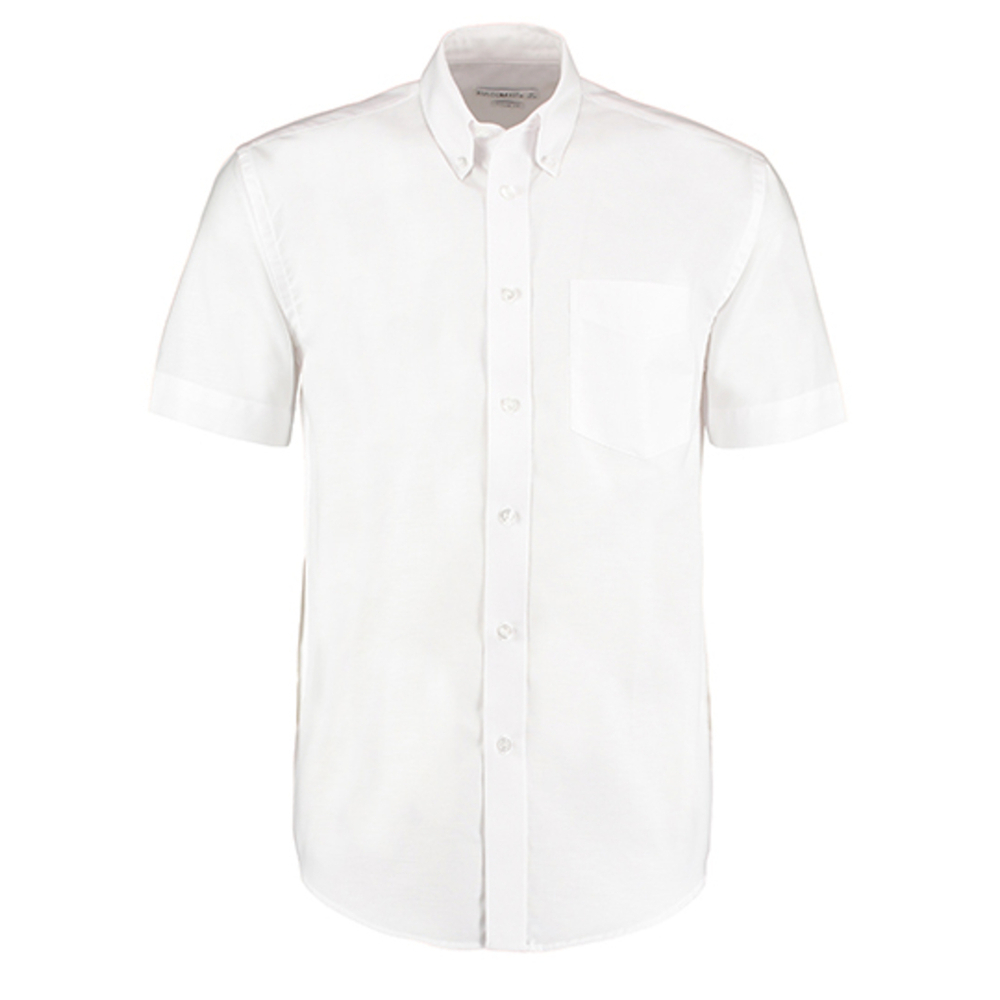 Camisa Oxford Classic Fit Workwear de manga corta para hombre