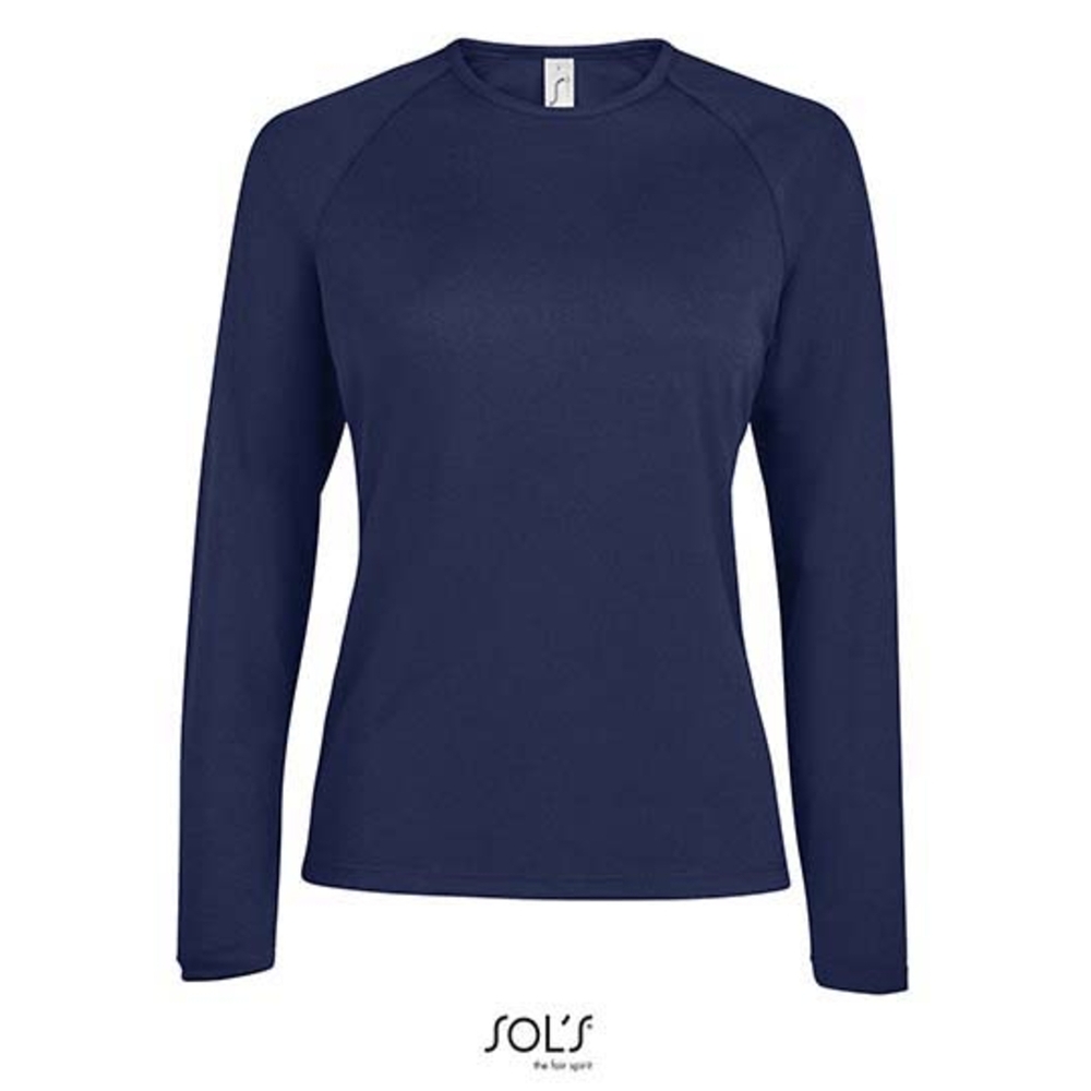 Camiseta deportiva de manga larga para mujer Sporty