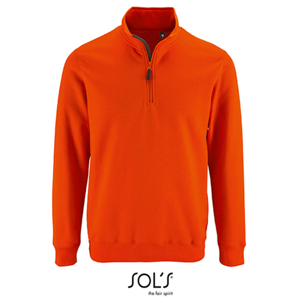Sudadera de hombre con cremallera y cuello alto Stan