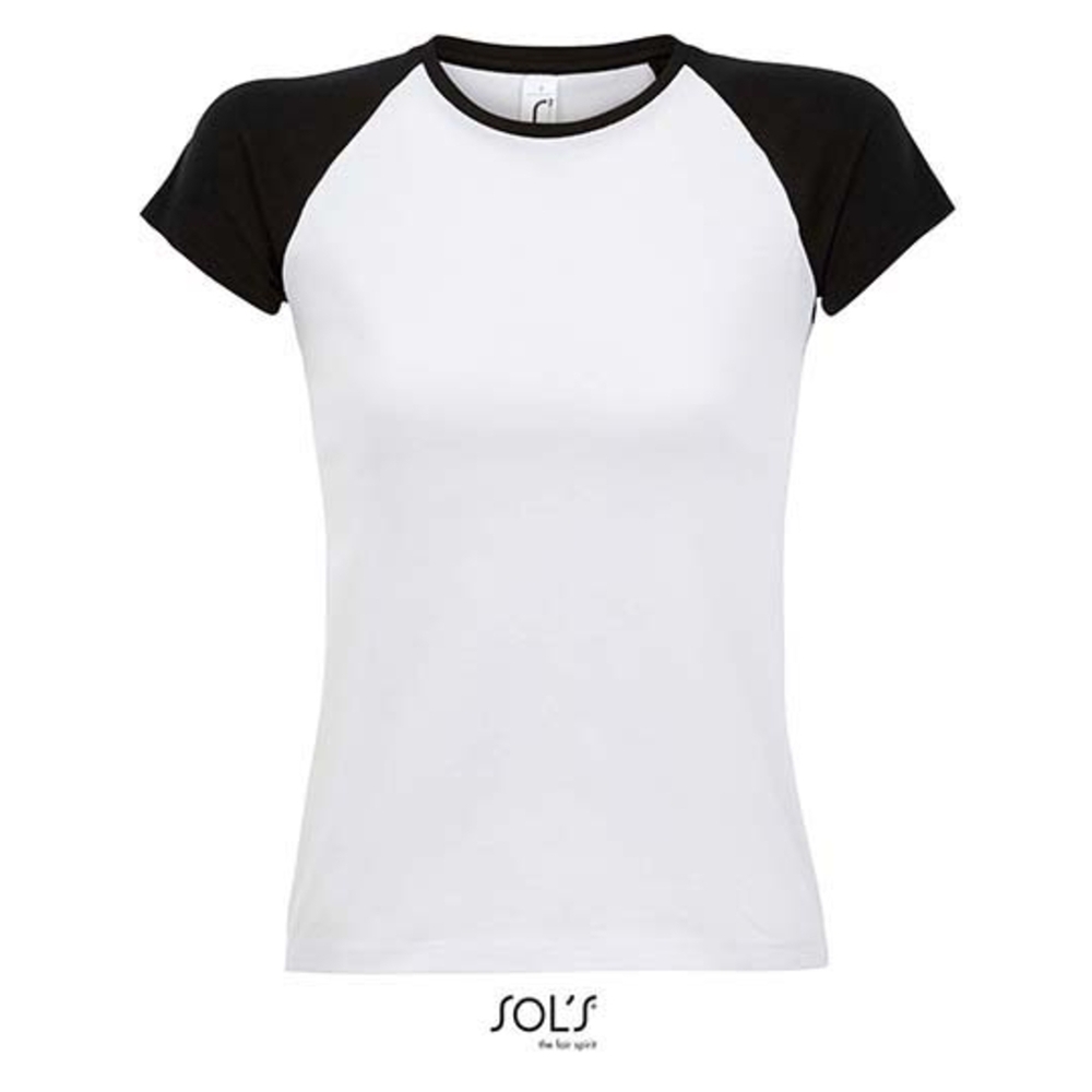 Women`s Raglan Colour-T Milky