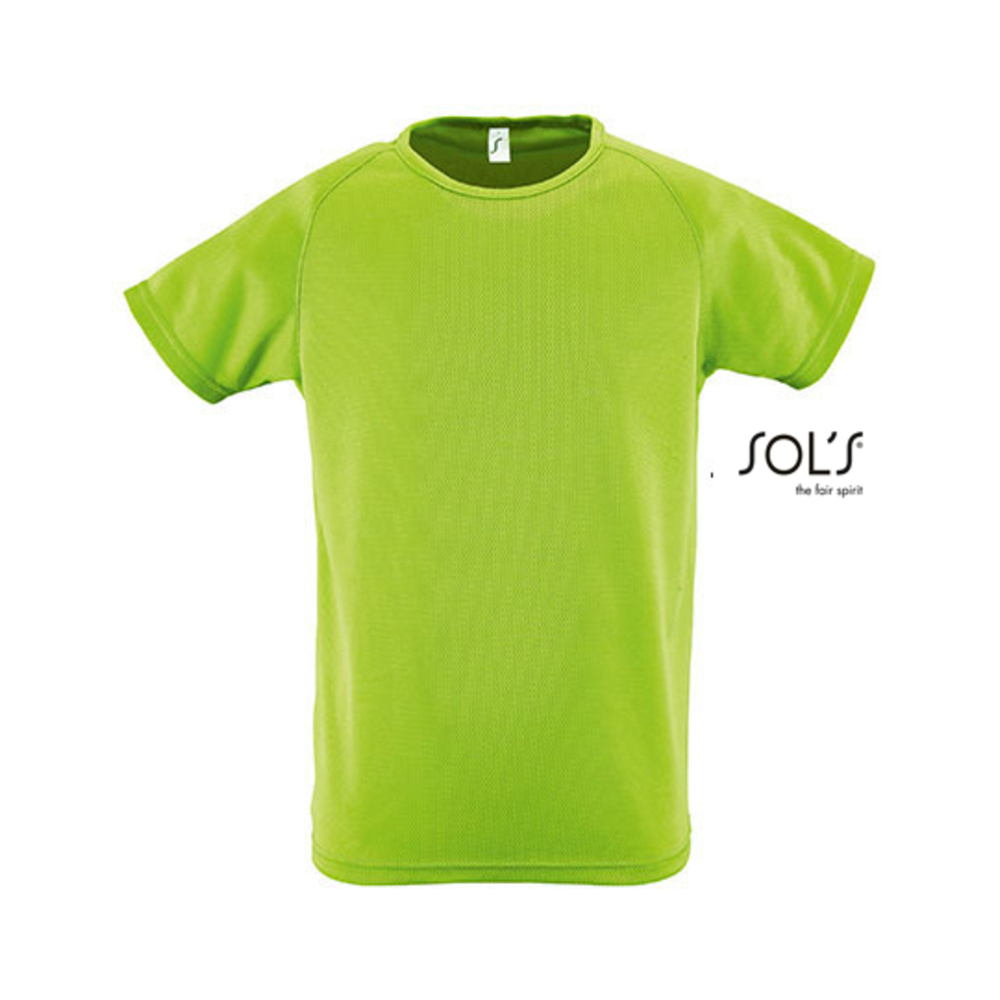 Kids` Raglan Sleeved T-Shirt Sporty