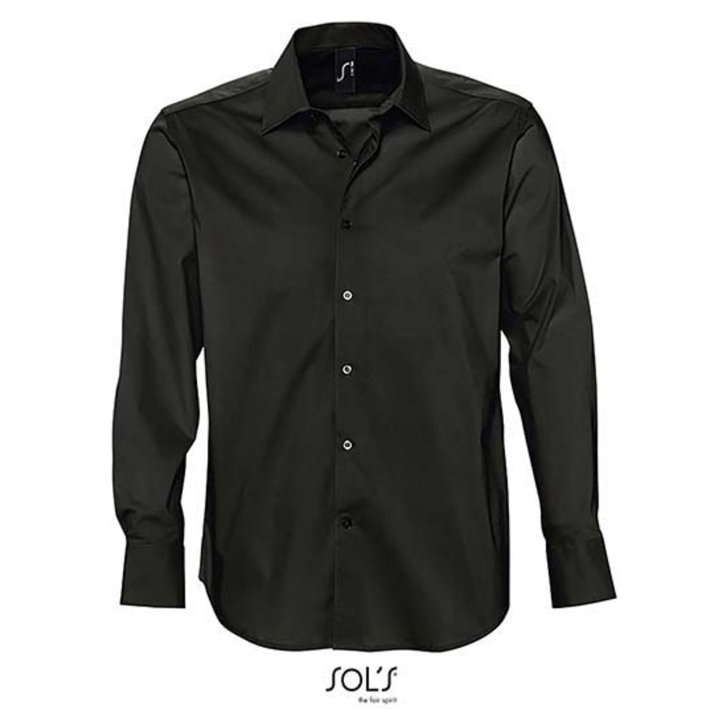 Men`s Stretch-Shirt Brighton Longsleeve