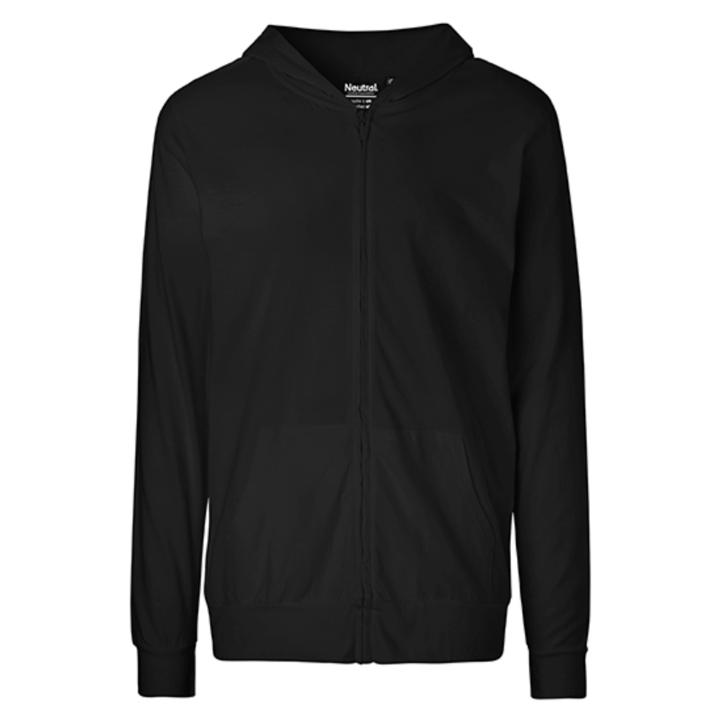Sudadera con capucha unisex con cremallera