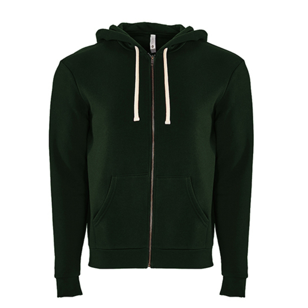 Felpa unisex con zip in pile 80/20