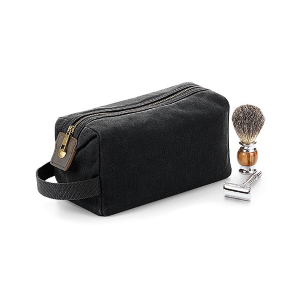 Heritage Waxed Canvas Wash Bag