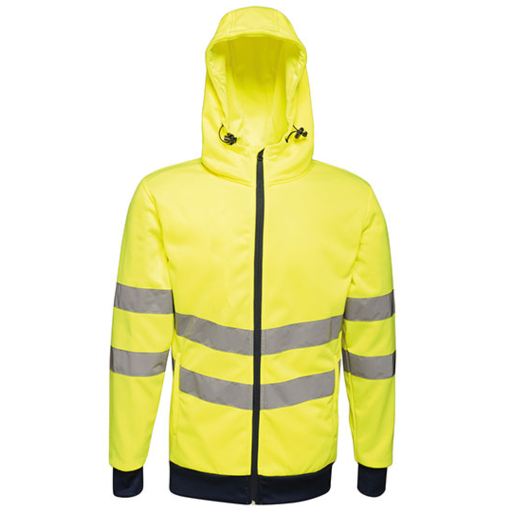 Chaqueta con capucha elástica Hi-Vis Pro FZ Extol
