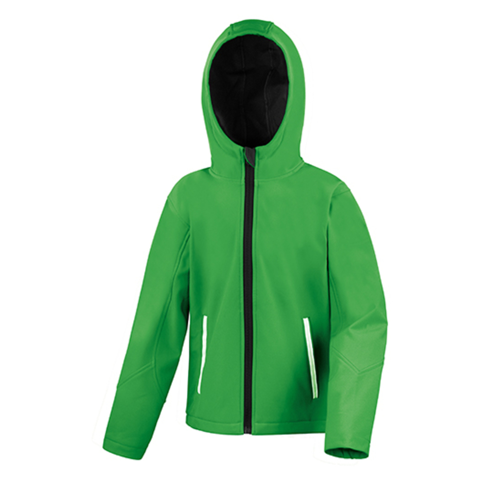 Youth Hooded Soft Shell Jacket