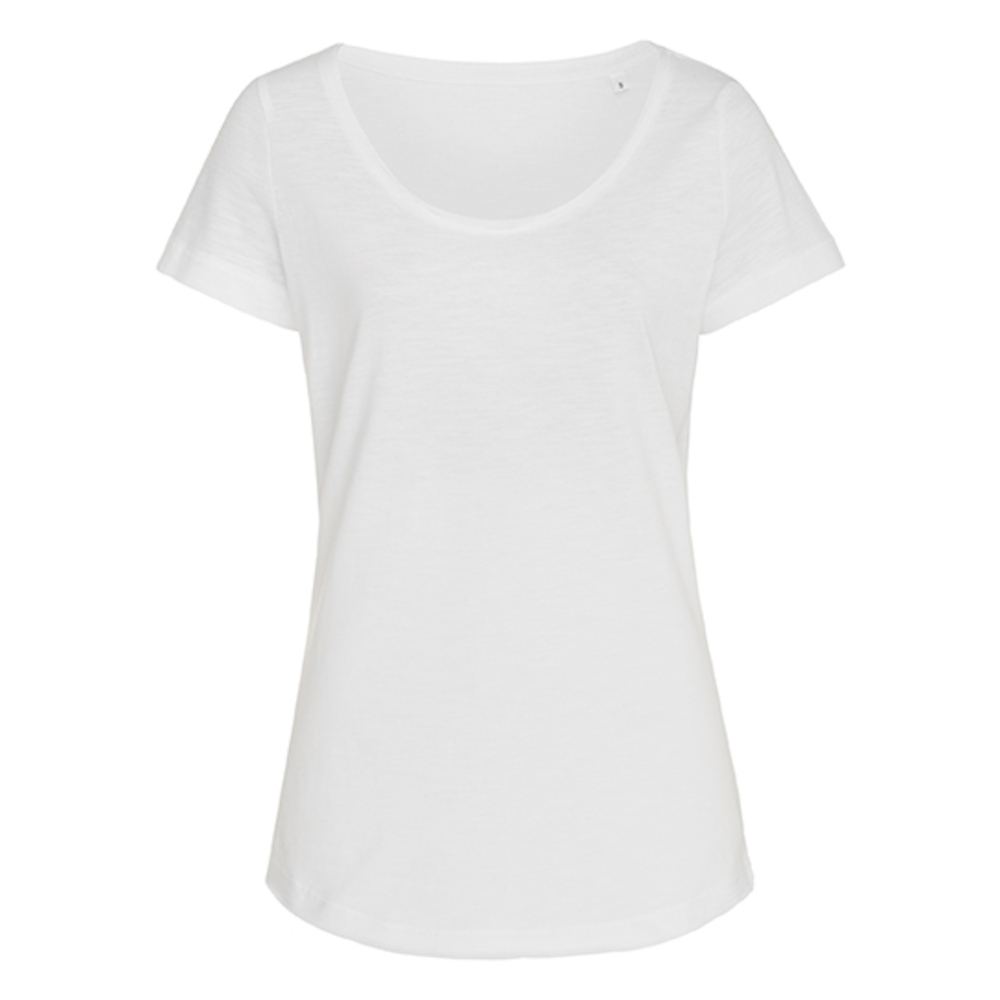 Sharon Oversized Slub Cuello redondo Mujer
