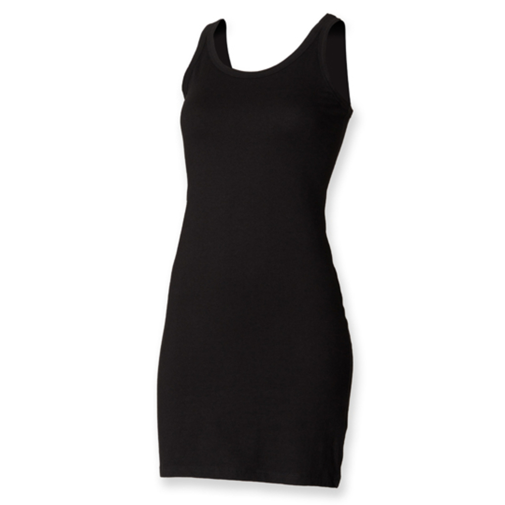 Abito gilet elasticizzato da donna