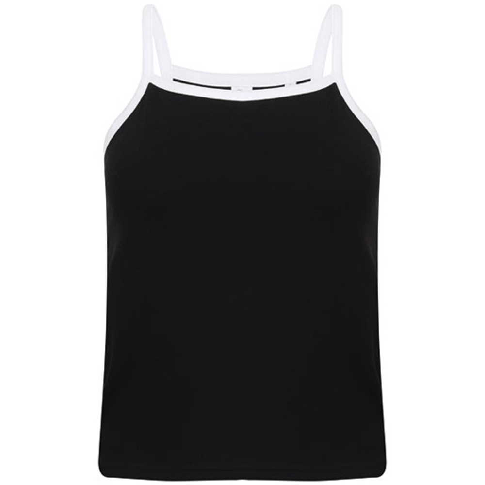 Women`s Feel Good Stretch Contrast Strappy Vest