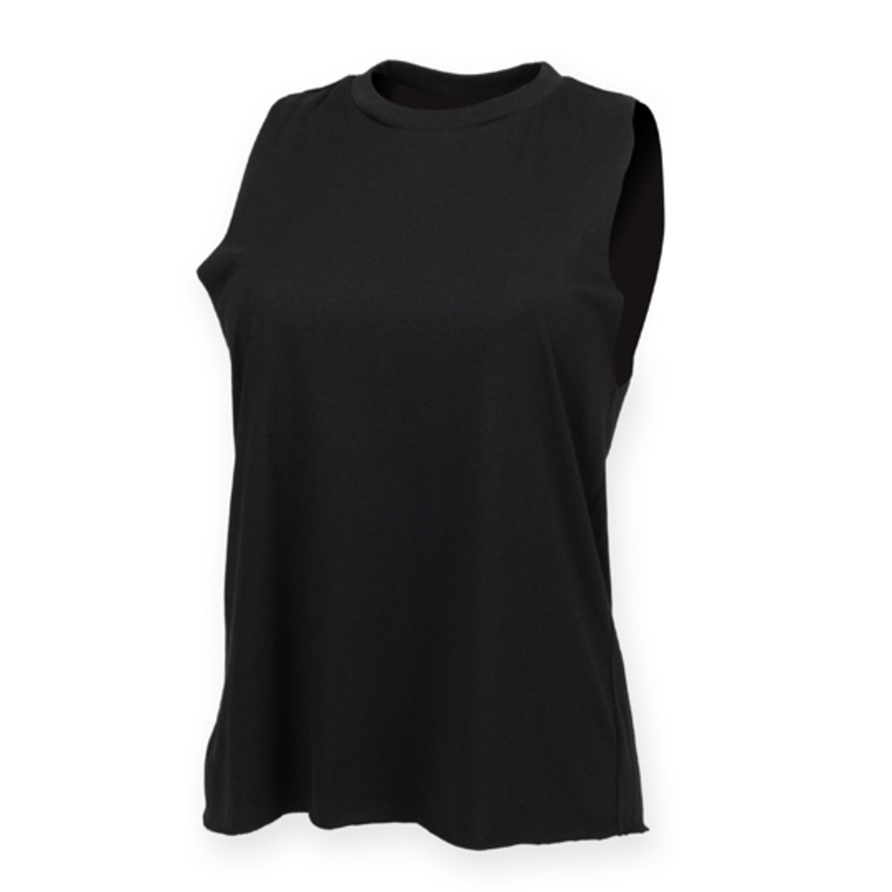 Chaleco de sisa de cuello alto para mujer