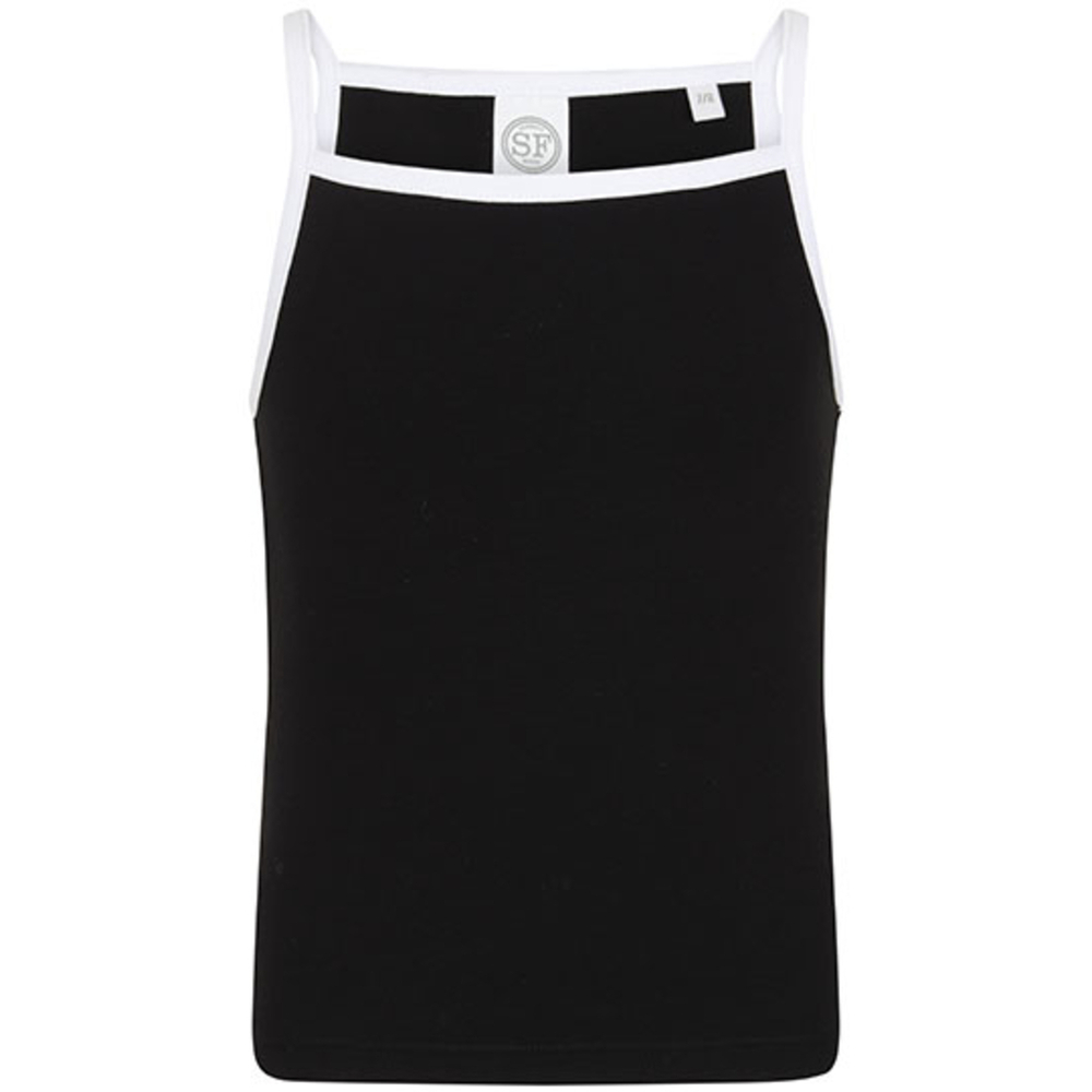 Kids` Feel Good Stretch Contrast Strappy Vest