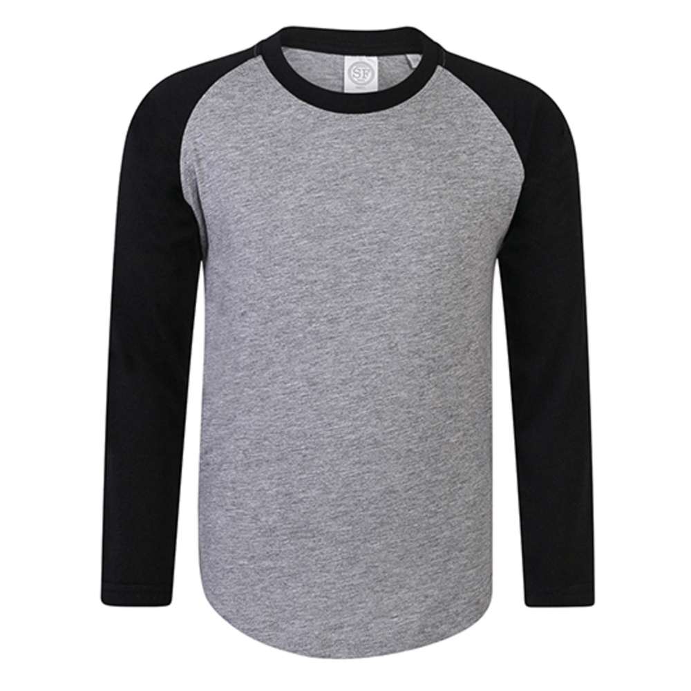 Kids` Long Sleeved Baseball T