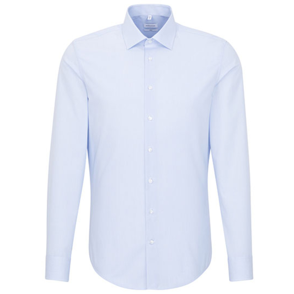 Camicia da uomo slim fit a quadri / righe manica lunga