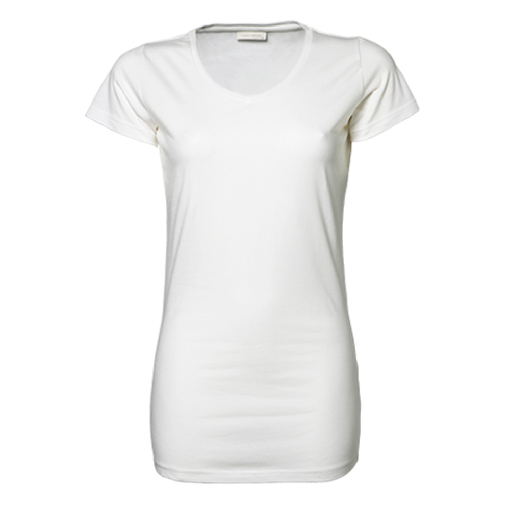 T-shirt elasticizzata da donna, lunghezza extra