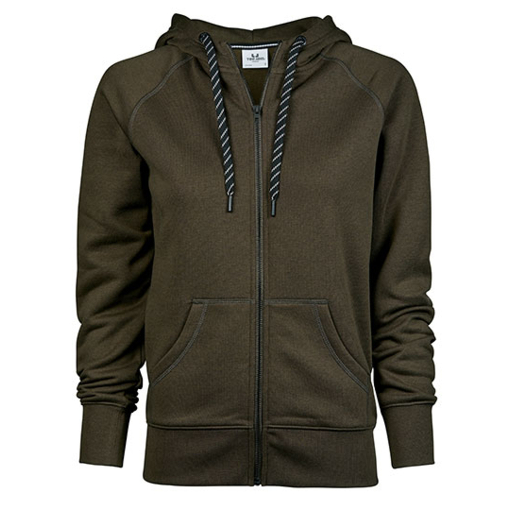 Womens Fashion Full Zip Hood