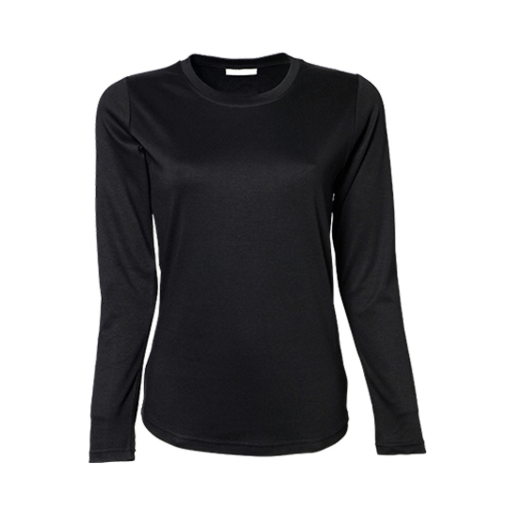 Womens Long Sleeve Interlock Tee