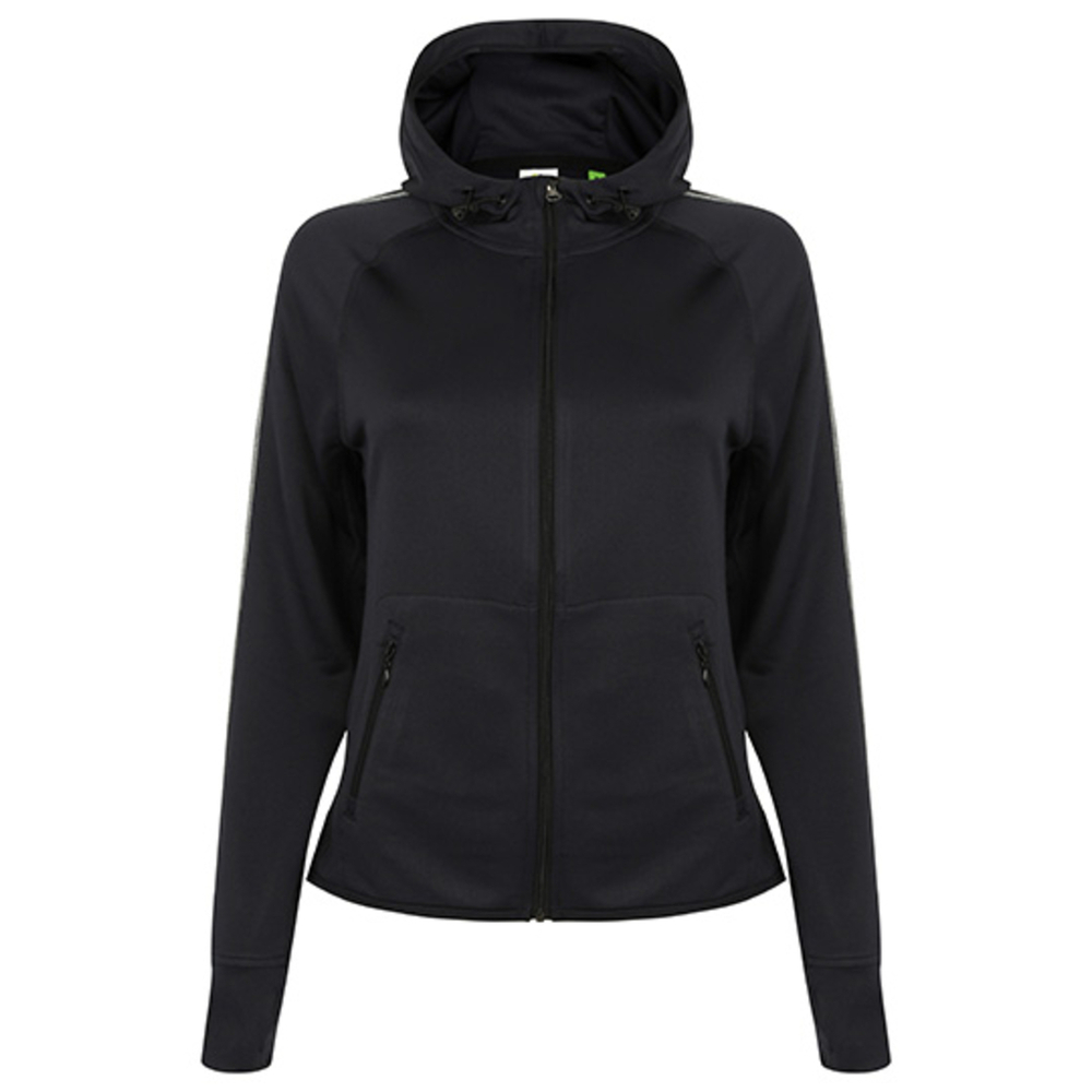 Ladies` Hoodie with Reflective Tape