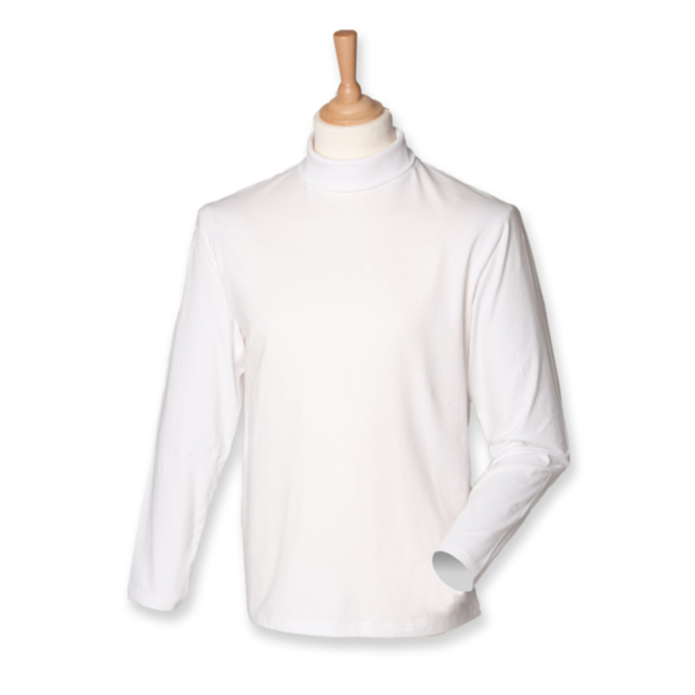 Top a maniche lunghe con collo alto