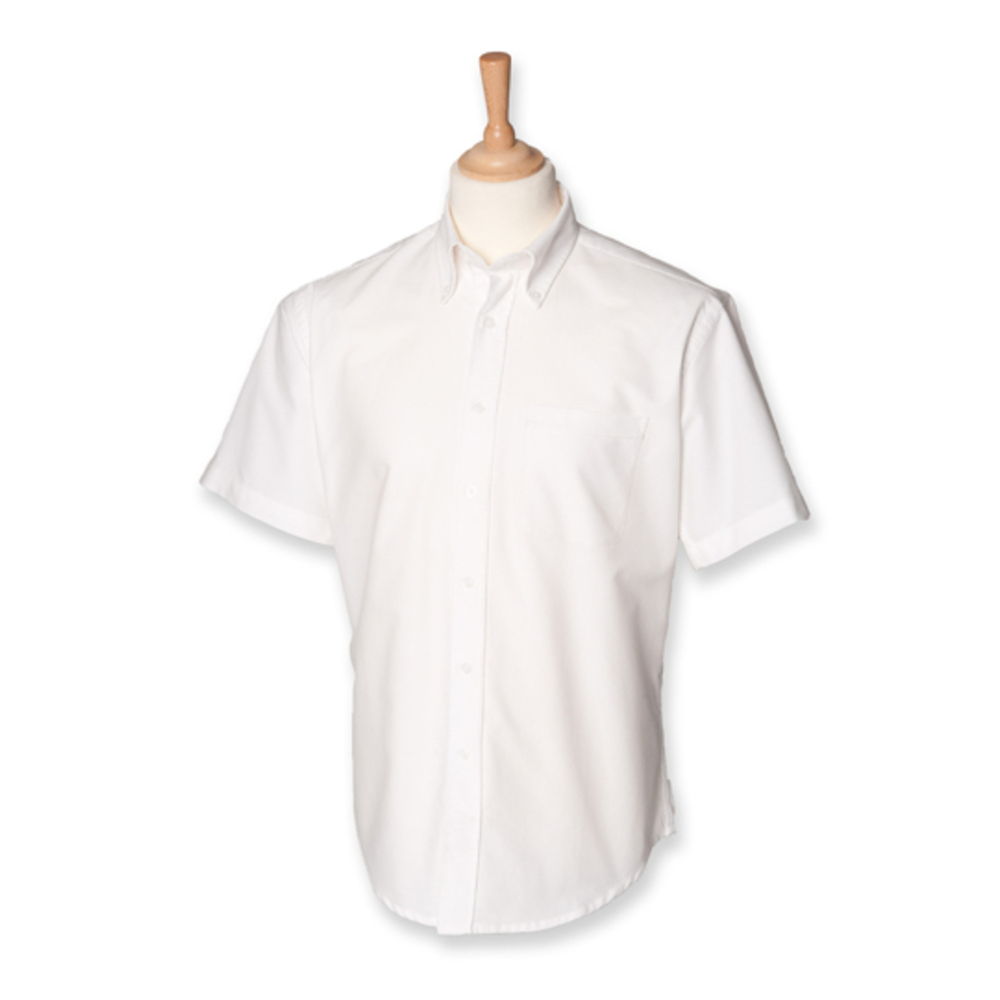 Hombres `s Classic camisa de manga corta Oxford Shirt