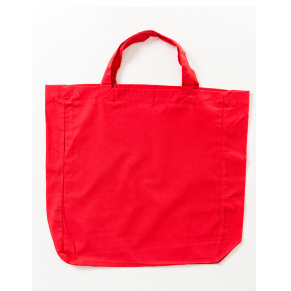 Baumwolltasche mit Seitenfalte