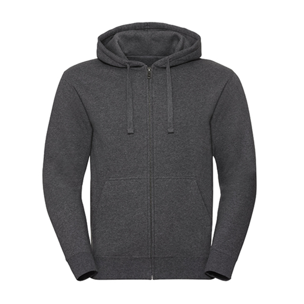 Men`s Authentic Melange Zipped Hood Sweat