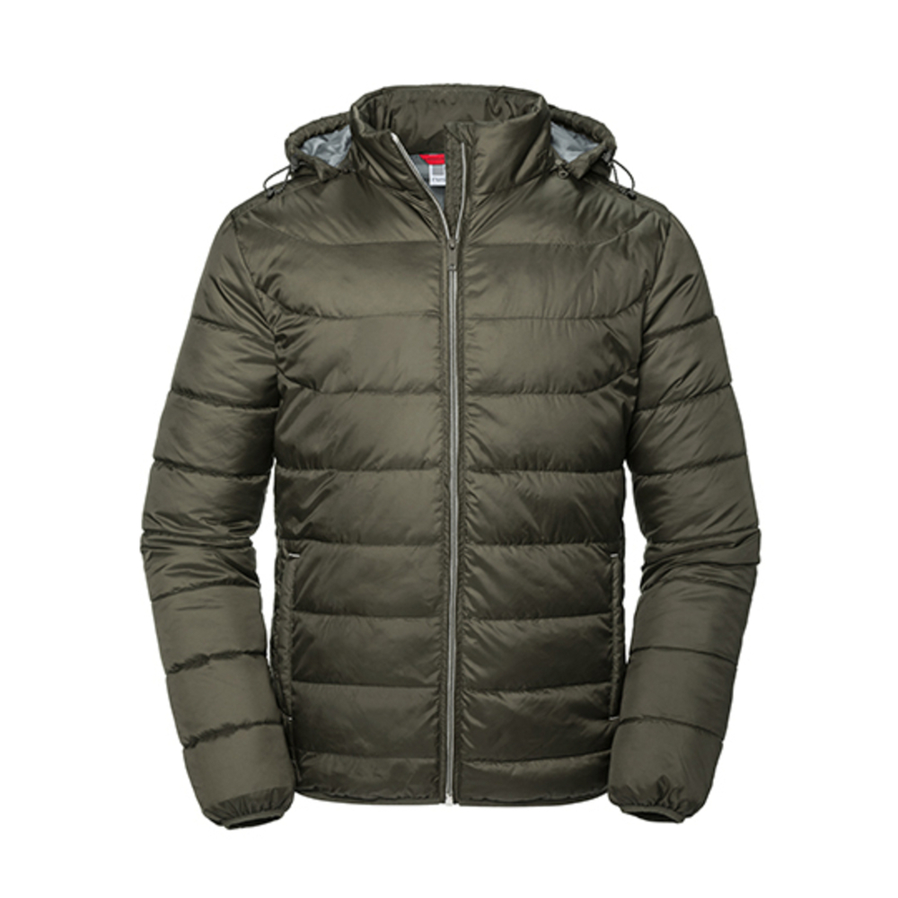 Chaqueta nano con capucha para hombre