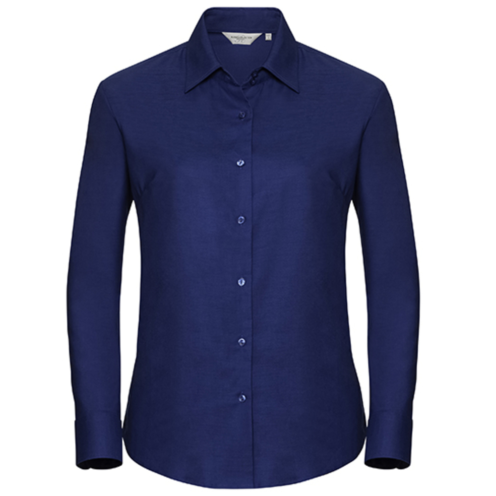 Camicia Oxford classica a maniche lunghe da donna
