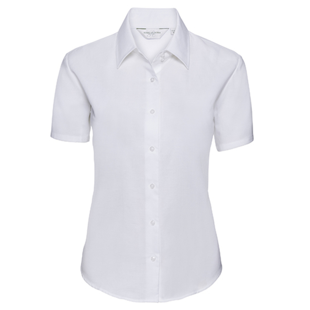 Camicia Oxford classica a maniche corte da donna