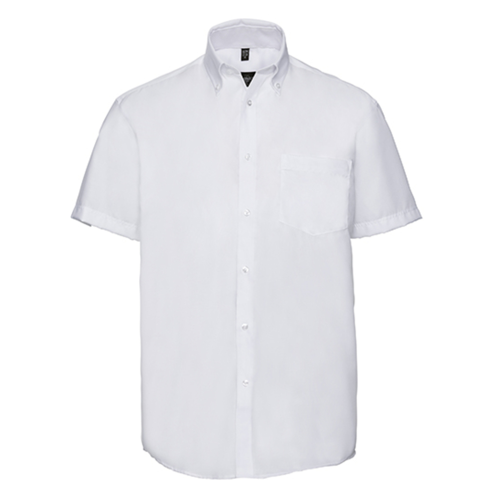Camisa clásica sin planchado de manga corta para hombre