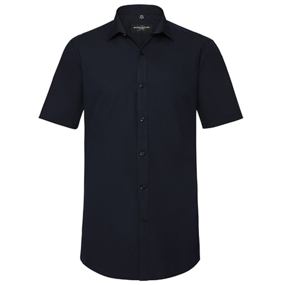 Men`s Short Sleeve Fitted Ultimate Stretch Shirt