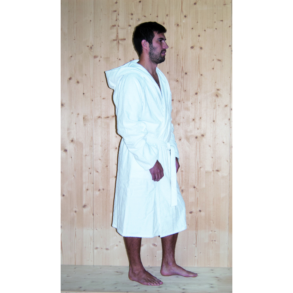 Quick-Dry Bathrobe Hooded / Men
