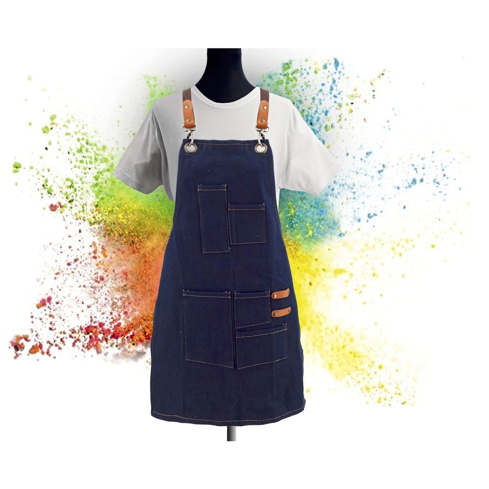 Kinderlatzschürze Denim