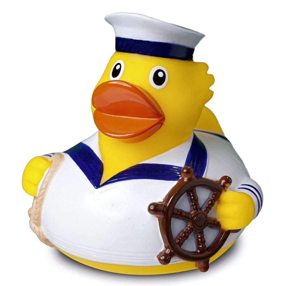 Schnabels® pato de goma marinero blanco