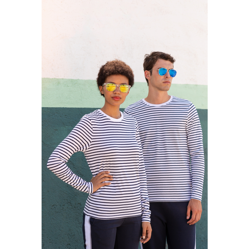 Unisex Long Sleeved Striped T