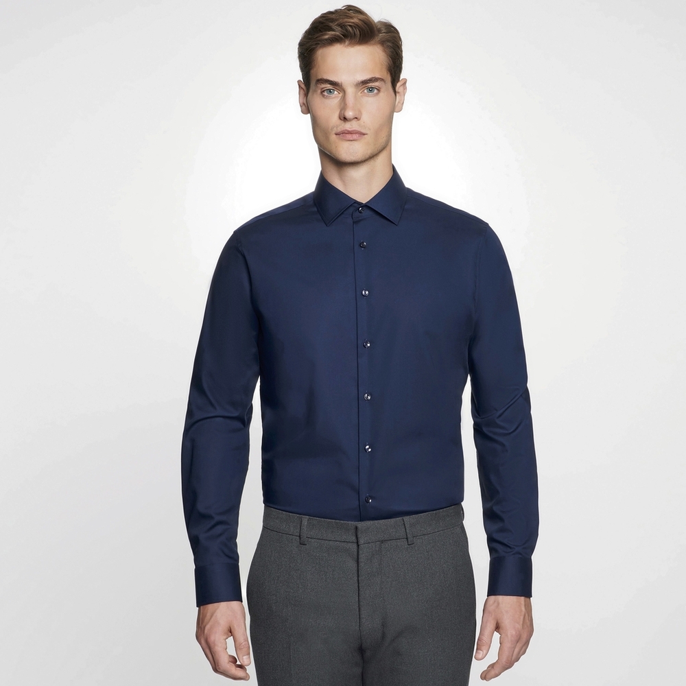 Men`s Shirt Shaped Fit Longsleeve