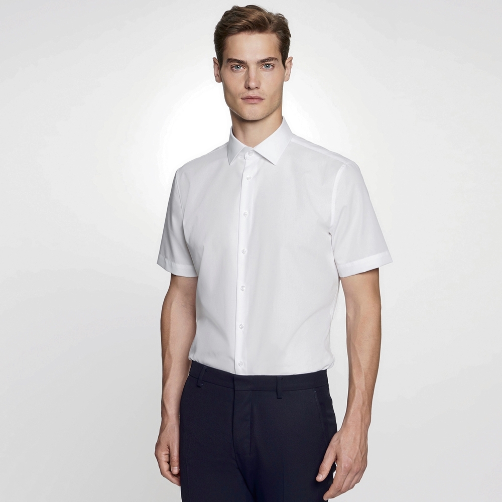 Men`s Shirt Shaped Fit Shortsleeve