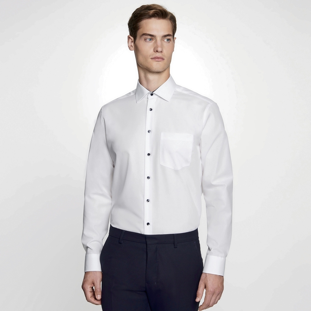 Men`s Shirt Poplin Regular Fit Longsleeve