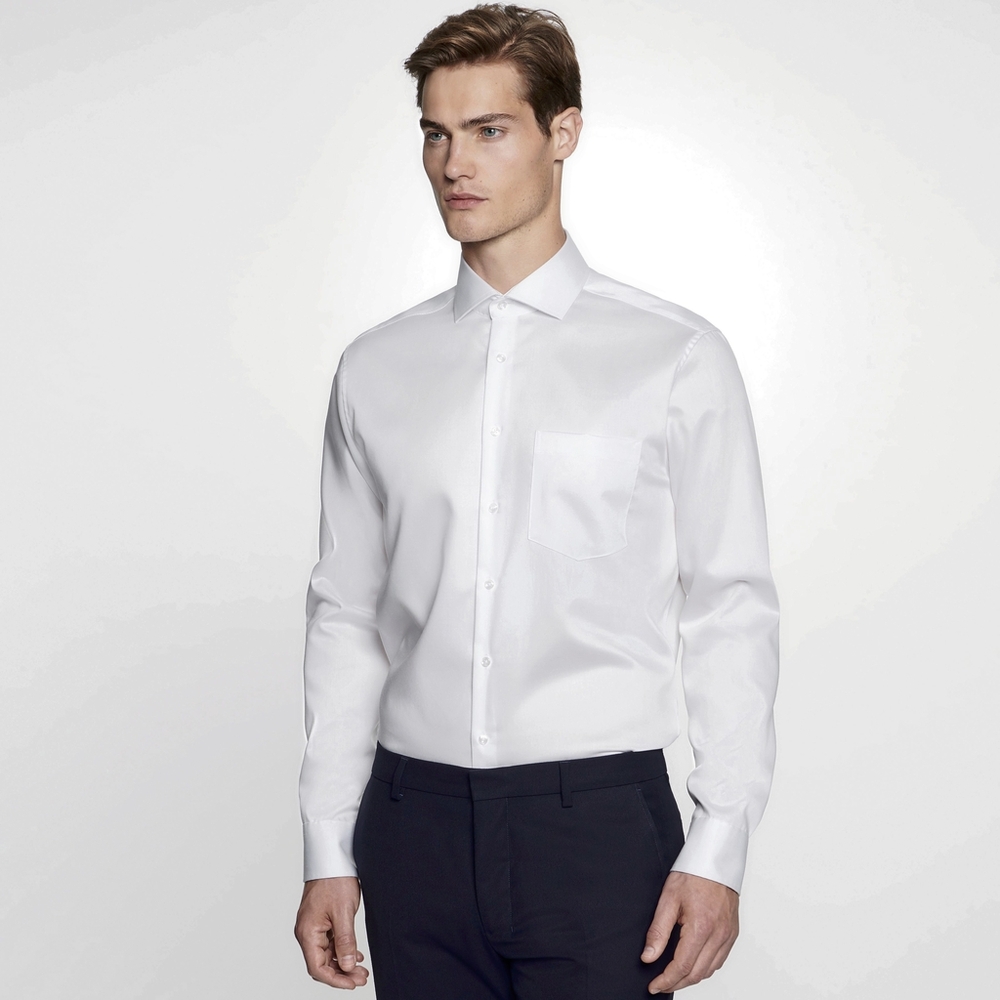 Men`s Shirt Regular Fit Twill Longsleeve