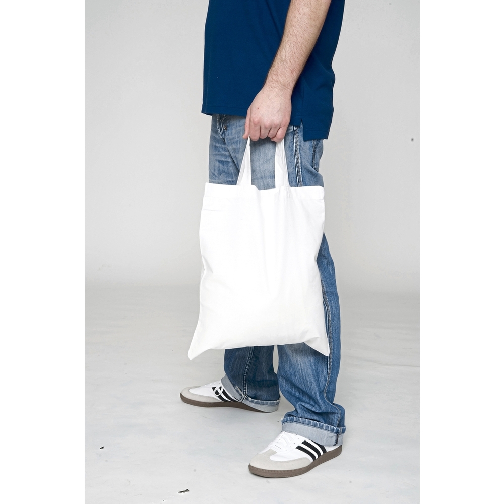 Baumwolltasche, kurze Henkel PREMIUM