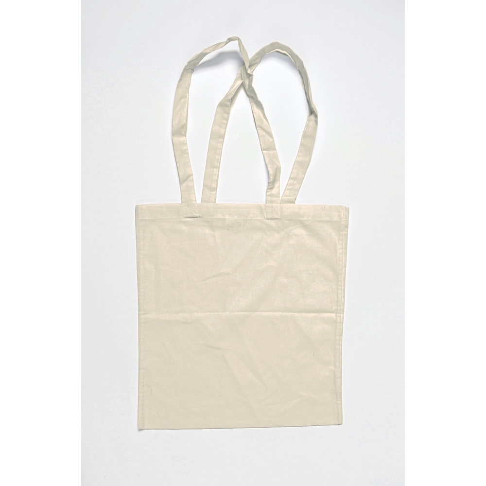 Baumwolltasche, lange Henkel