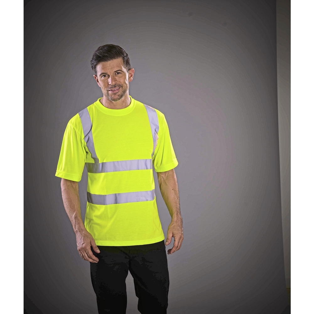 Maglietta con due braccia e due fasce Hi Vis