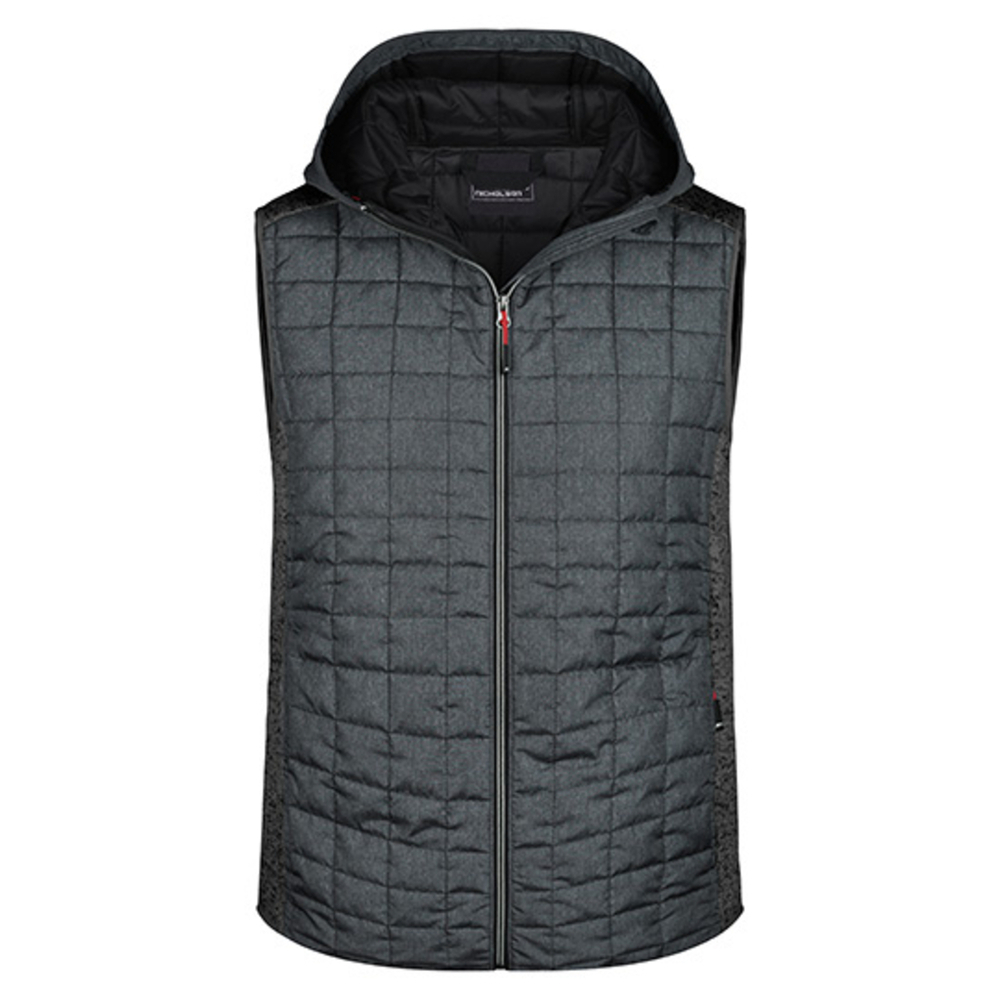 Chaleco híbrido de punto para hombre