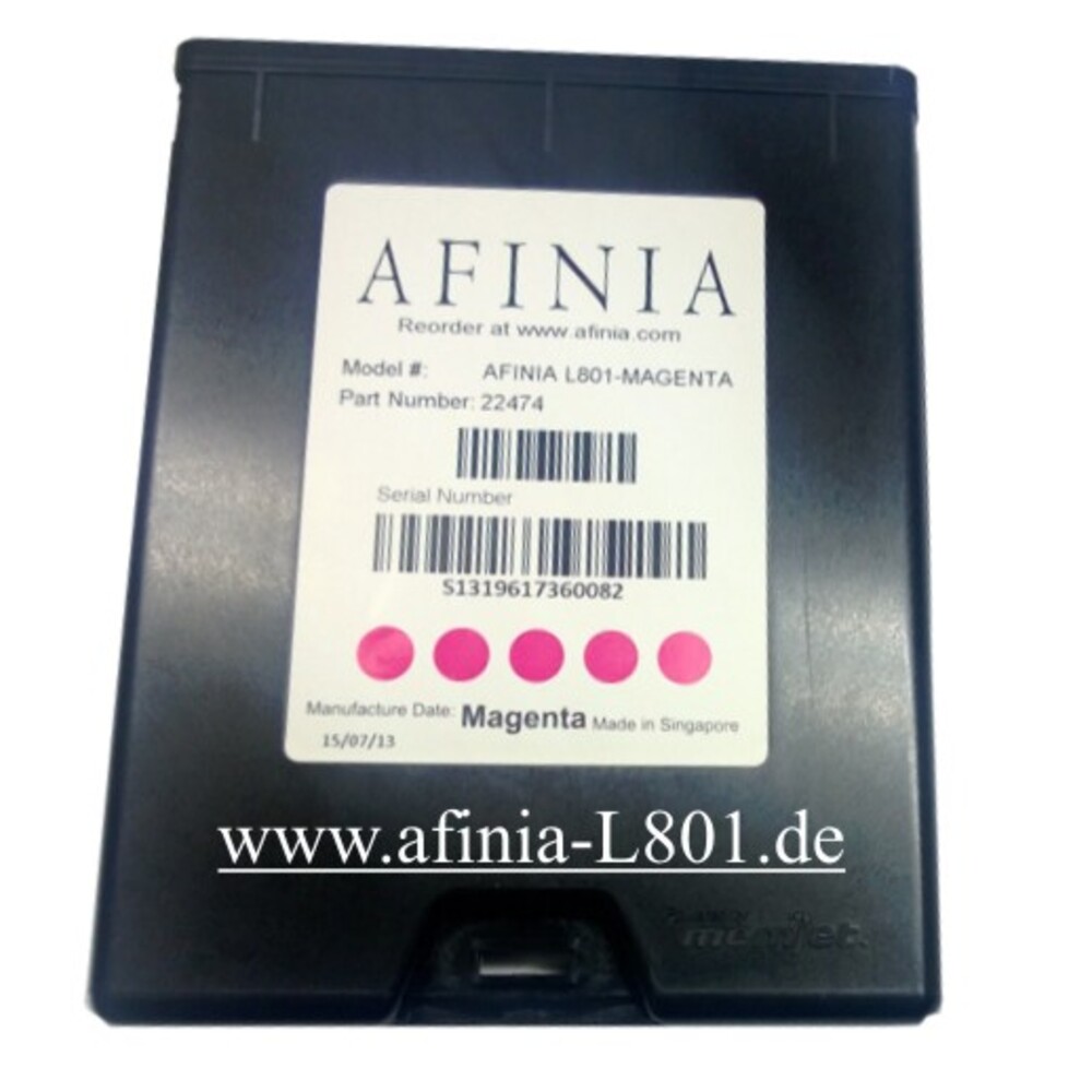 Tintenpatrone Magenta L-801 Etikettendrucker