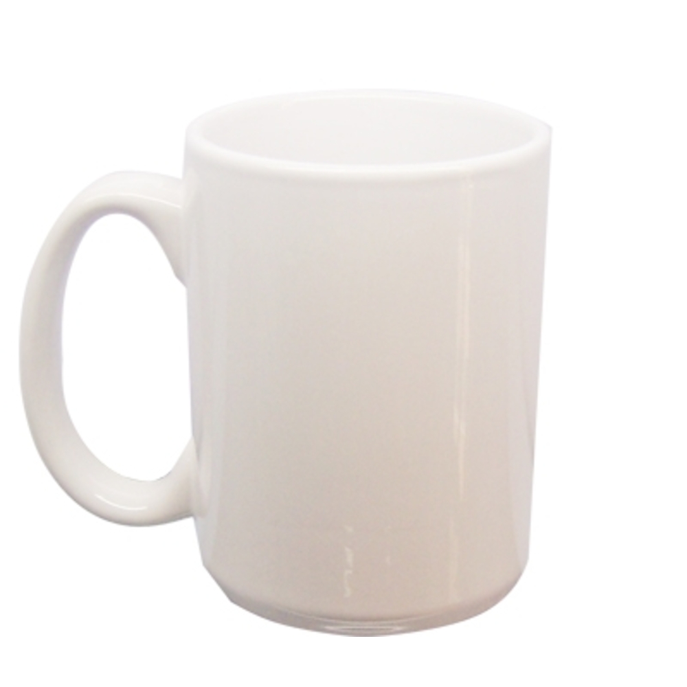 Tasse weiß, groß, 0,4l