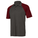 Unisex Performance 3-Button Raglan Polo