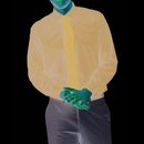 Twill Shirt Sharp Long Sleeve / Men