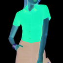 Poplin Shirt Smart Short Sleeve / Women