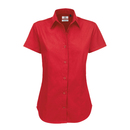 Twill Shirt Sharp Short Sleeve / Women